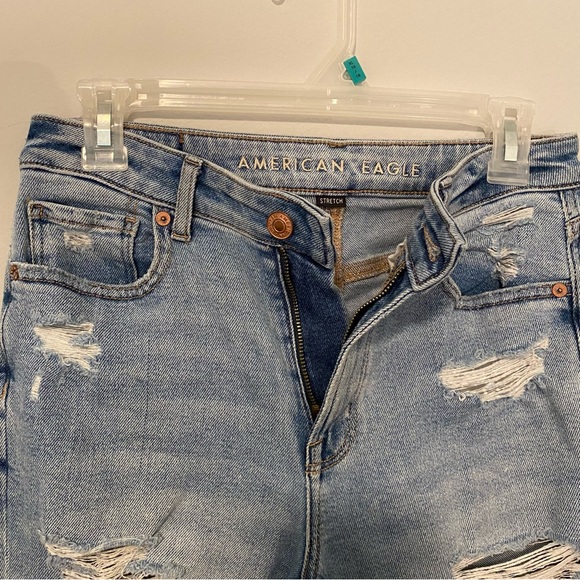 American Eagle Distressed Mom Jeans - Picture 2 of 4